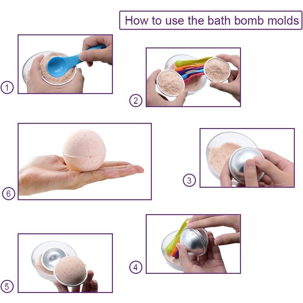 Juego de Moldes para Bombas de Baño Smarimple 228 Piezas