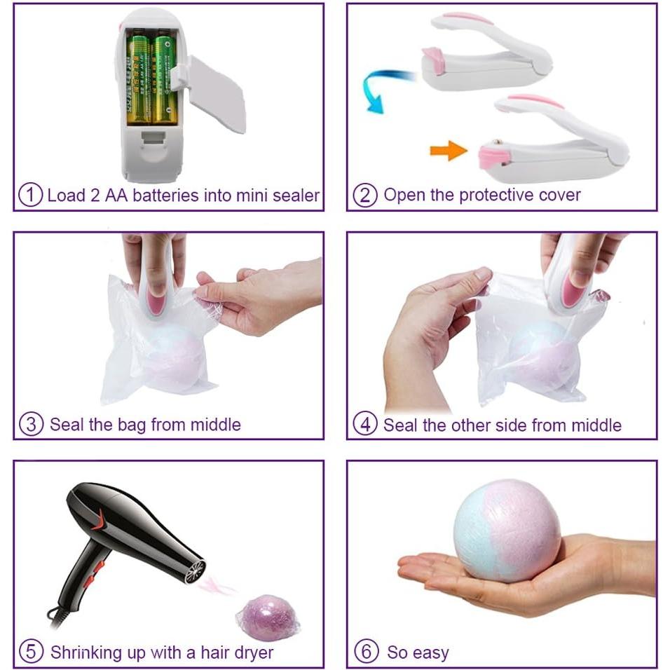 Juego de Moldes para Bombas de Baño Smarimple 228 Piezas