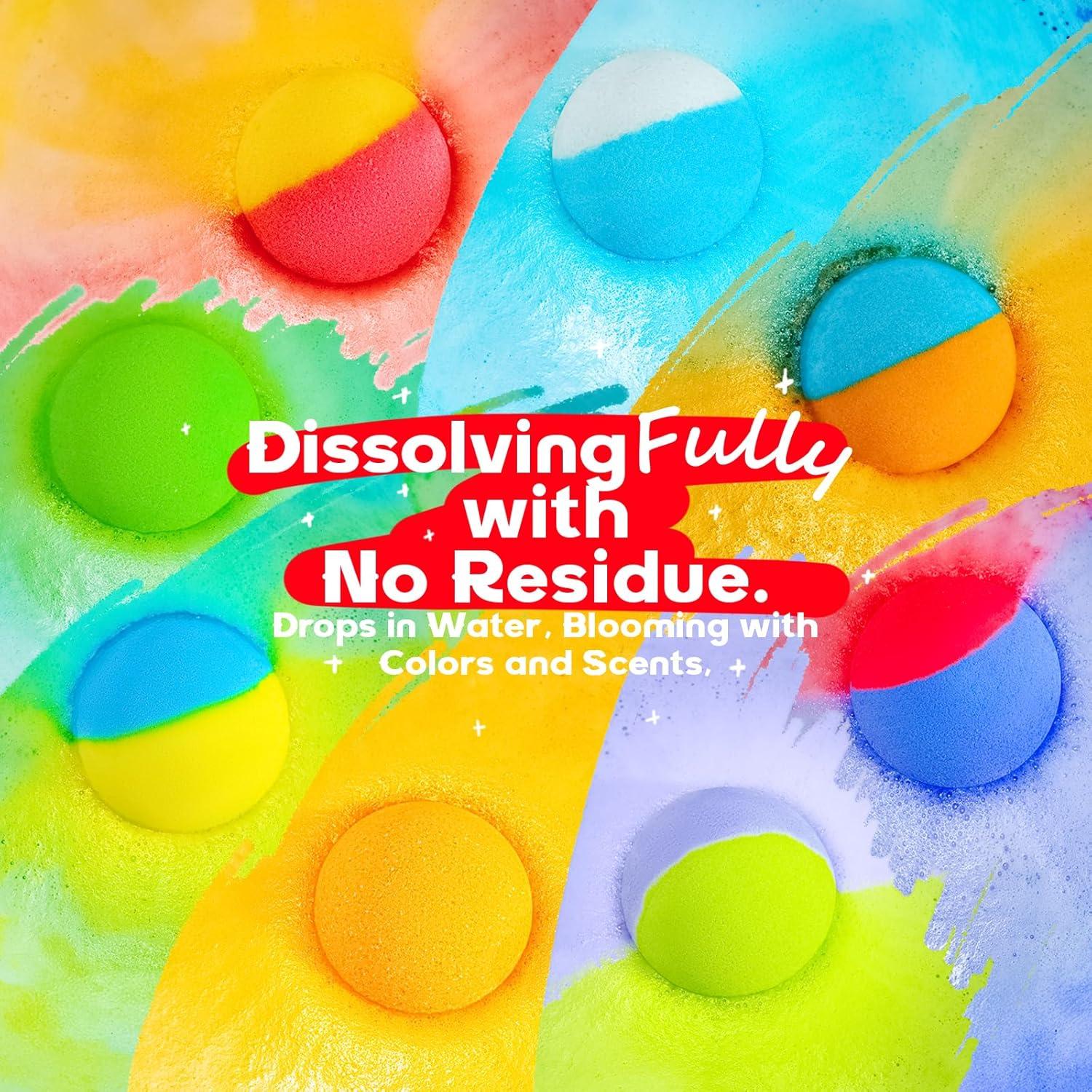 Paquete de 64 Bombas de Baño Naturales SudsyRoar - 8 Aromas