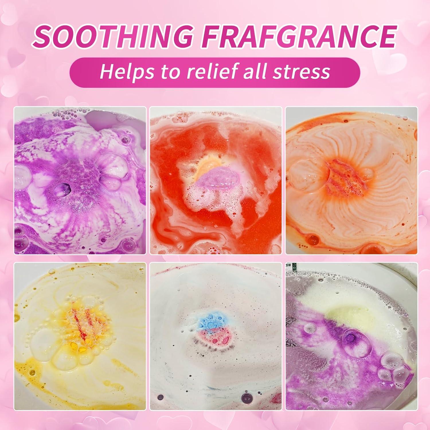 Set de Bombas de Baño Lujosas HOLLY HERBAL - 6 Fragancias