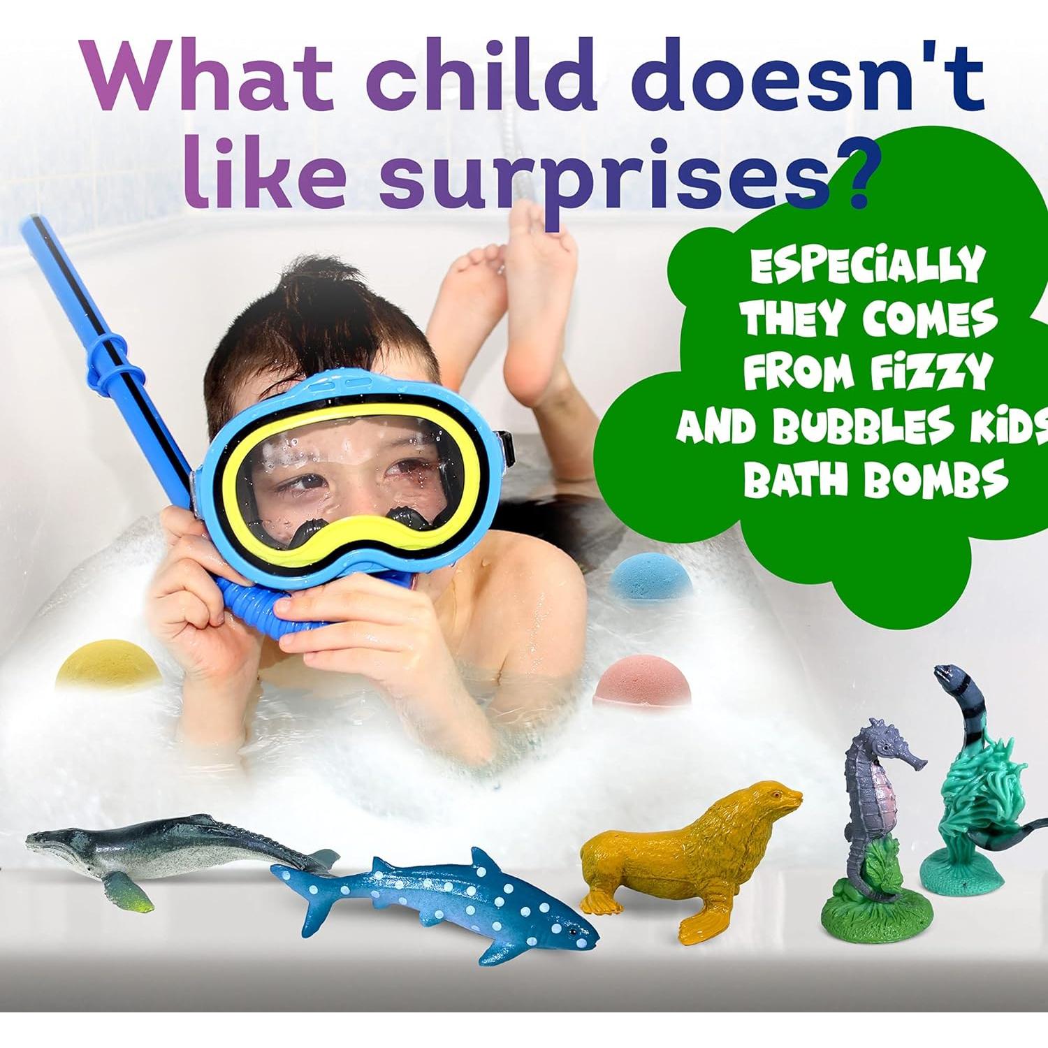 Set de 6 Bombas de Baño con Juguetes Marinos Relaxcation