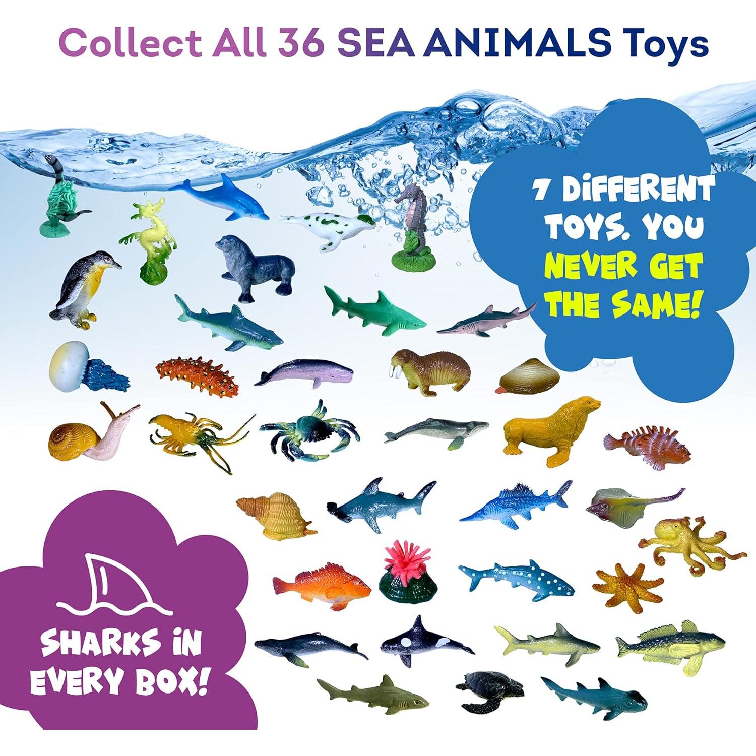 Set de 6 Bombas de Baño con Juguetes Marinos Relaxcation