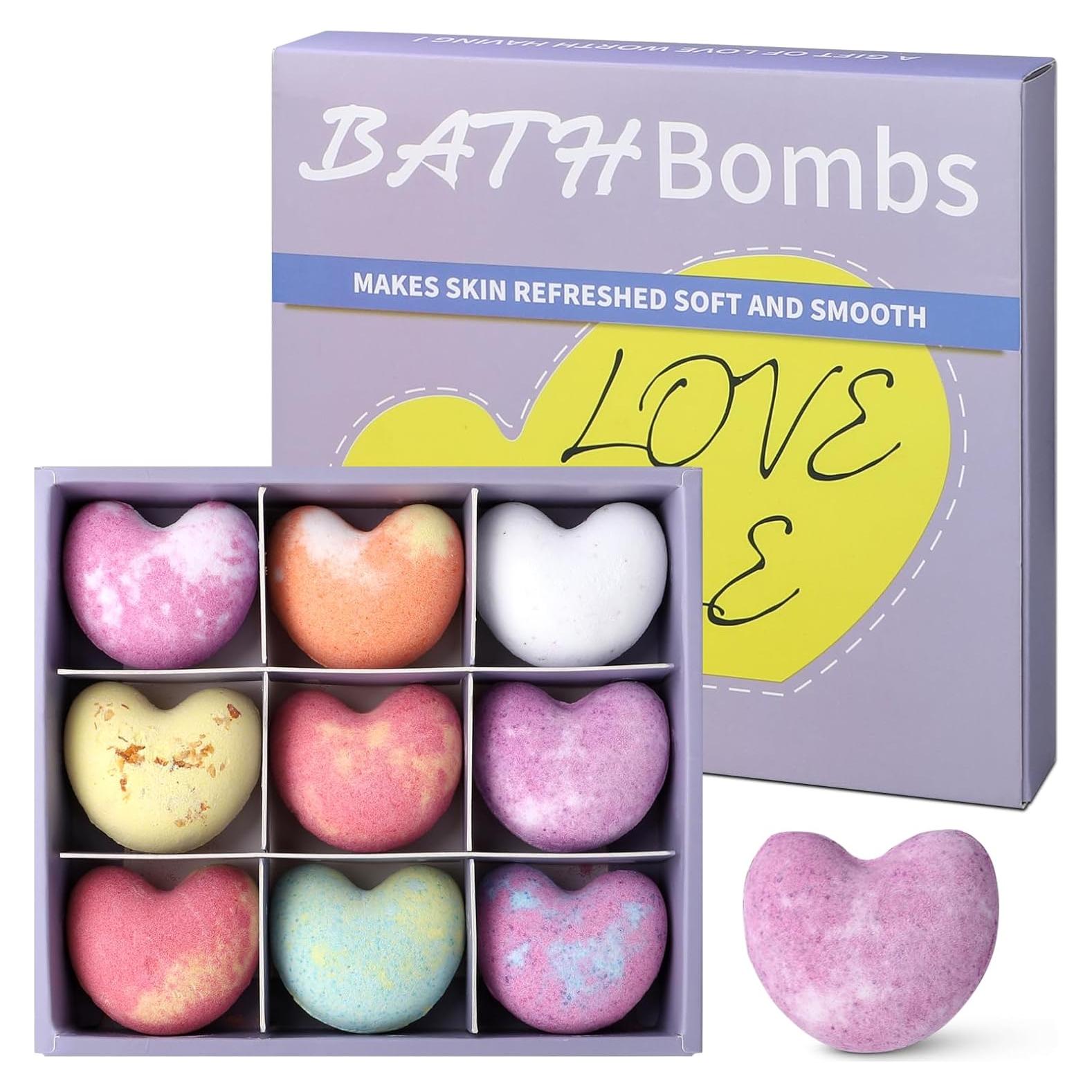 Set de 9 Bombas de Baño Orgánicas para Pies PUBOO - Aromas Relajantes