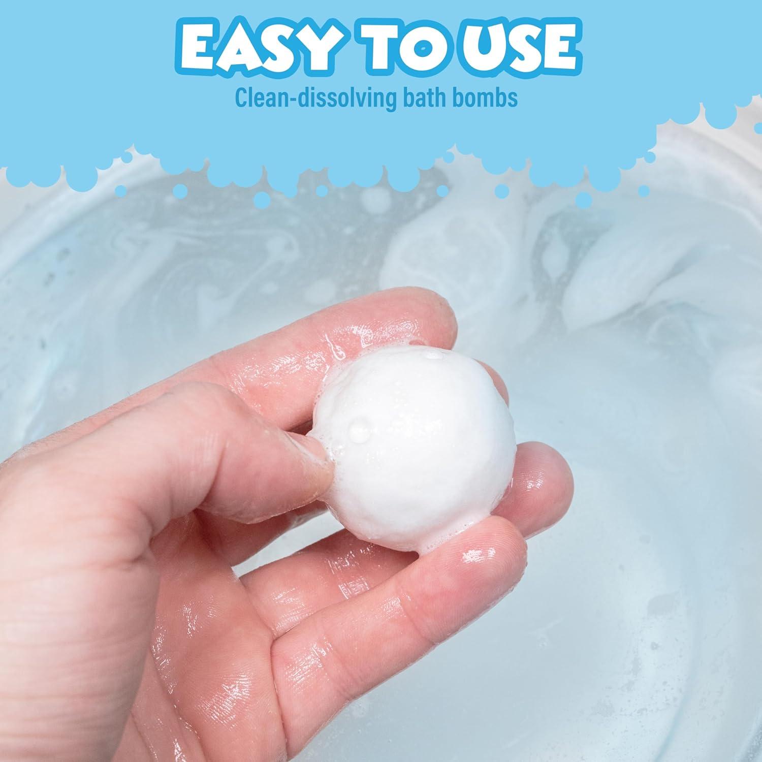 Bolas de Baño de Vapor Tub Works para Niños - 12 Unidades Eucalipto