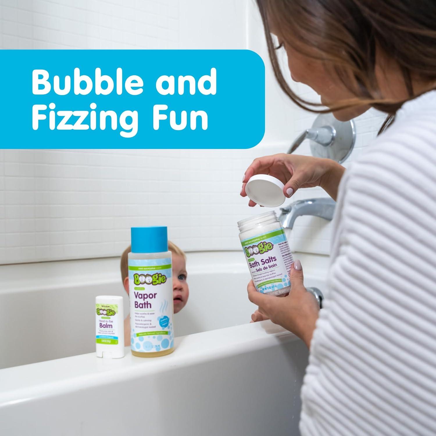 Kit de Spa Boogie para Bebés - Sales de Baño, Baño de Vapor y Ungüento