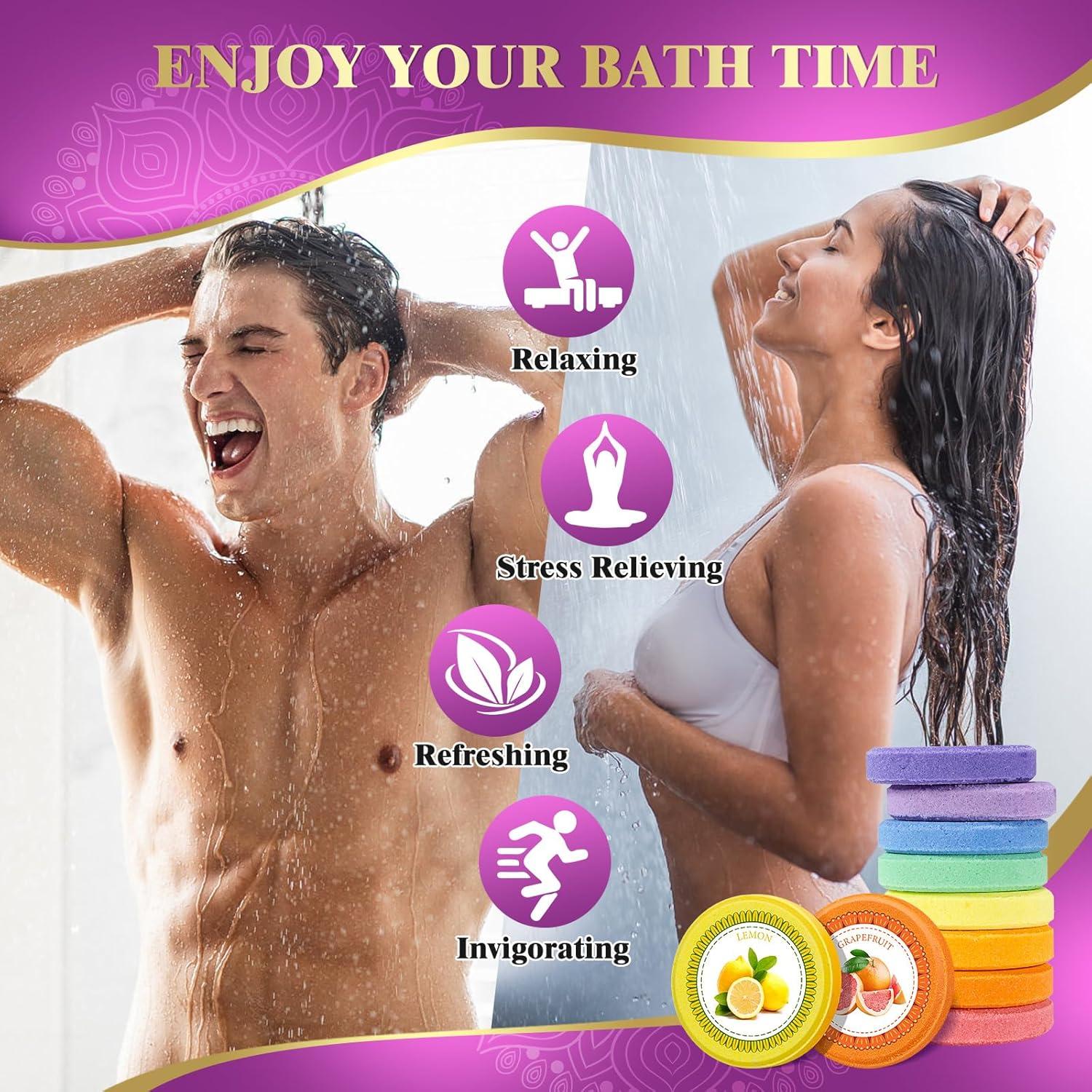 Bombas de Vapor para Ducha Qivatex - Aromaterapia Relax 30g