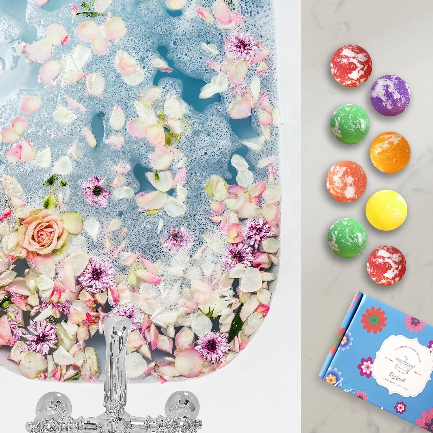 Juego de 6 Bombas de Baño Naturales Glow Gambit - Aromaterapia