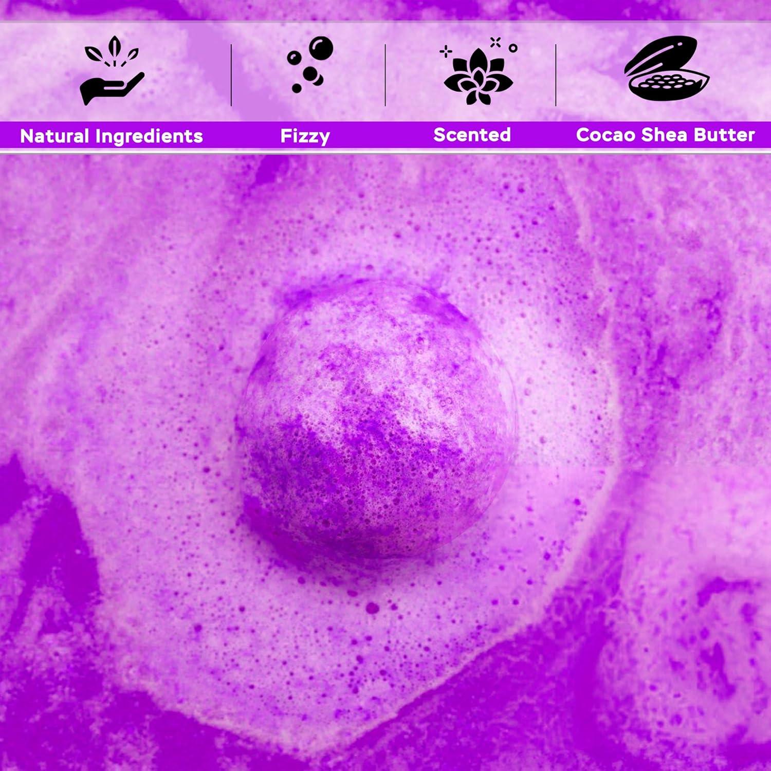 Juego de 6 Bombas de Baño Naturales Glow Gambit - Aromaterapia