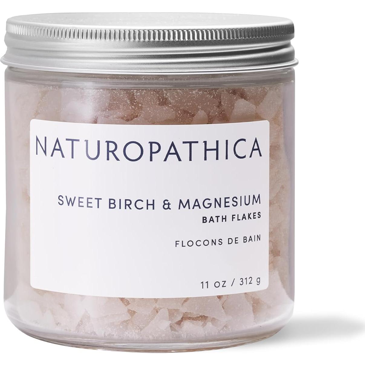 Flakes de Baño de Magnesio Naturopathica 312g - Relajante Muscular