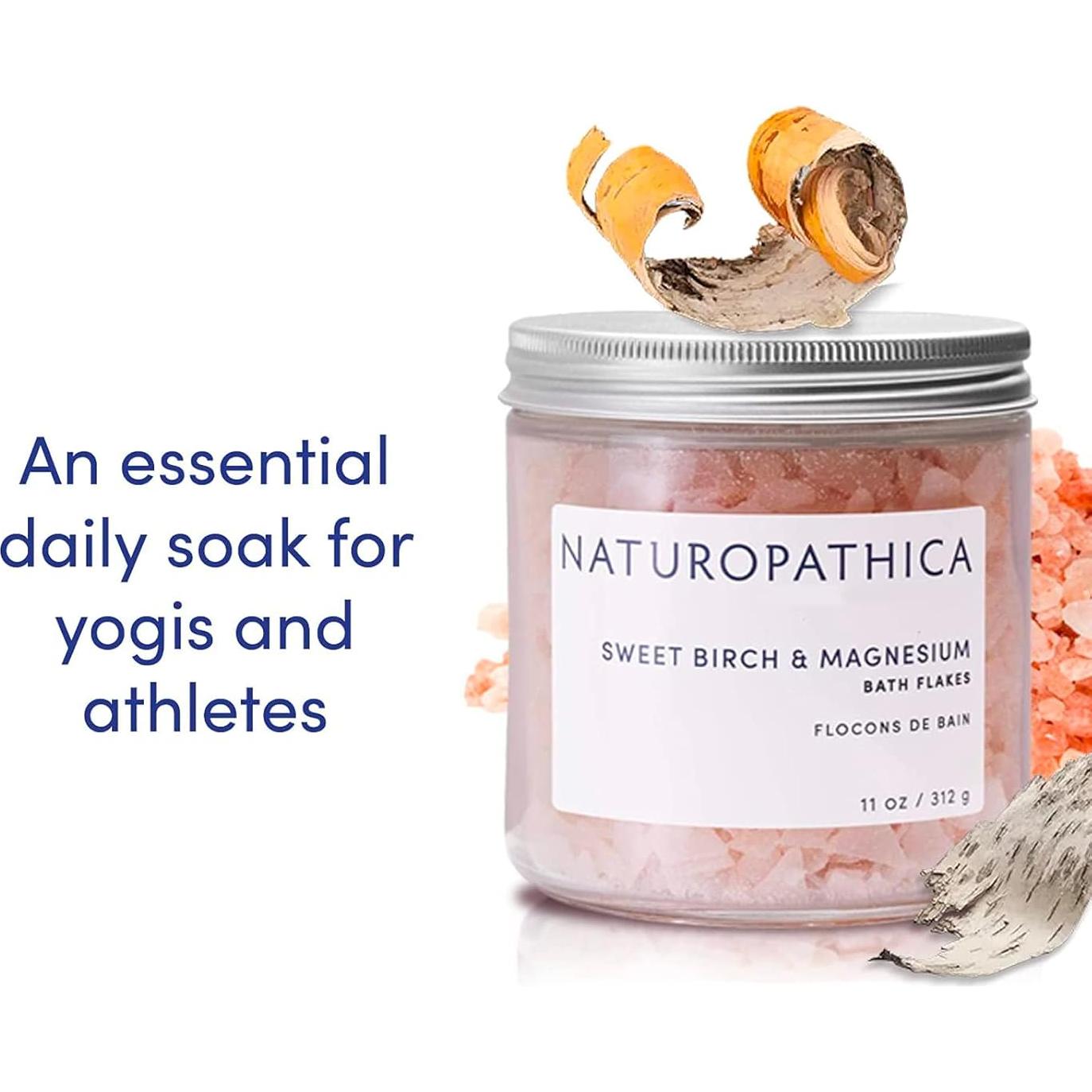 Flakes de Baño de Magnesio Naturopathica 312g - Relajante Muscular