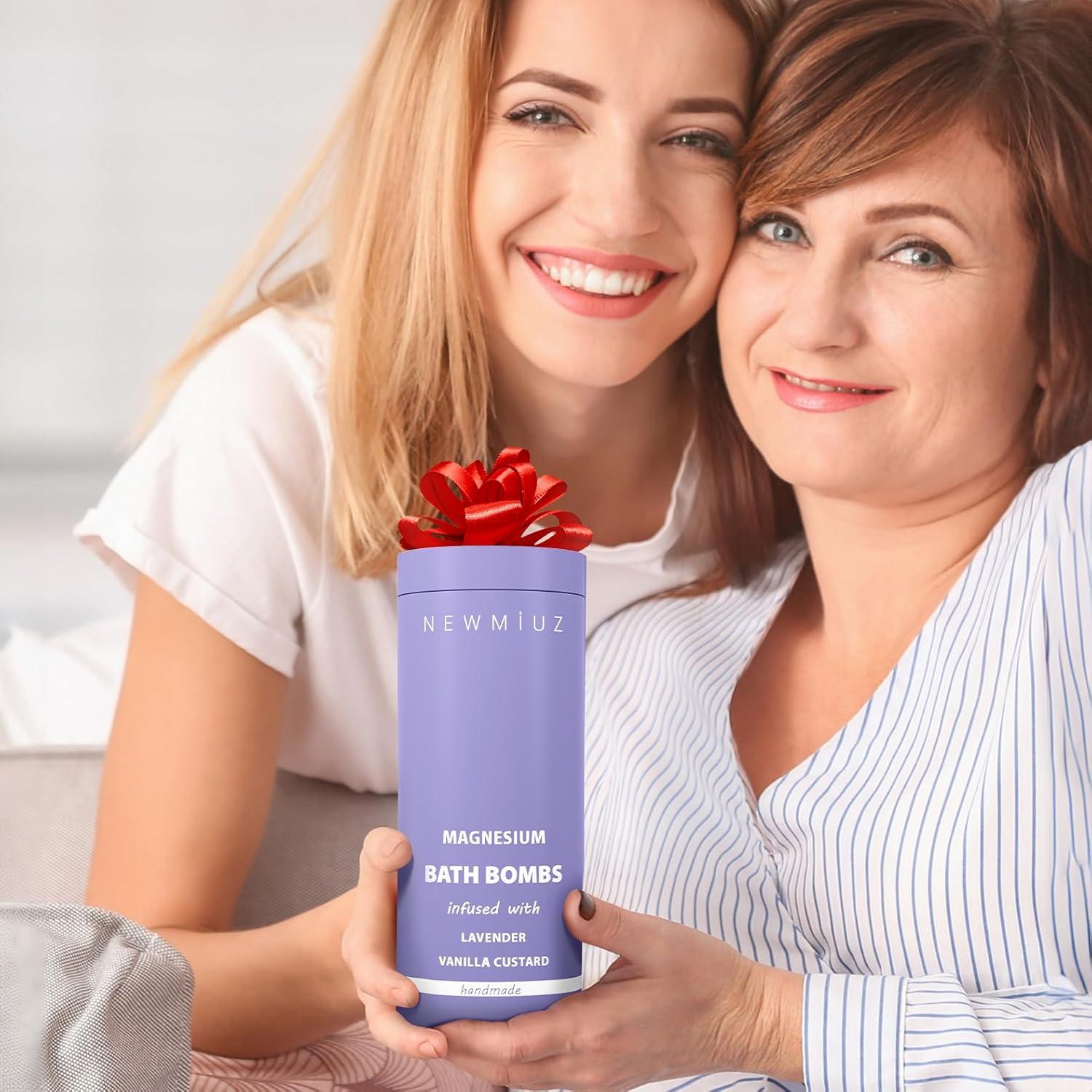 Bomba de Baño de Magnesio Lavanda Vainilla New Miuz 3 Unidades
