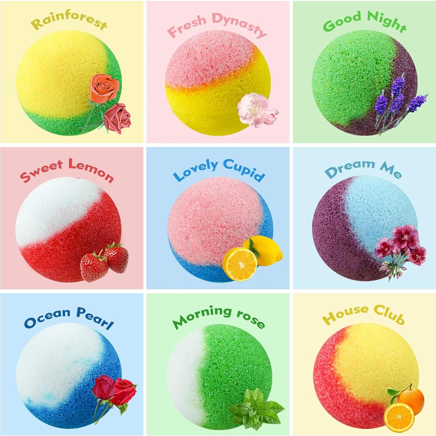 Conjunto de 54 Bombas de Baño INTEYE - Spa Aromático Natural