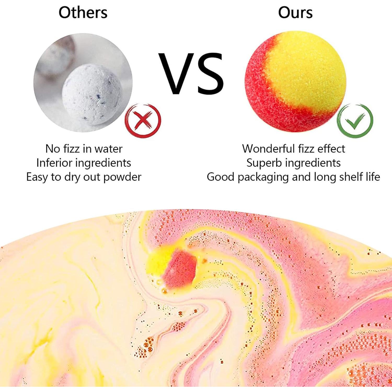 Conjunto de 54 Bombas de Baño INTEYE - Spa Aromático Natural