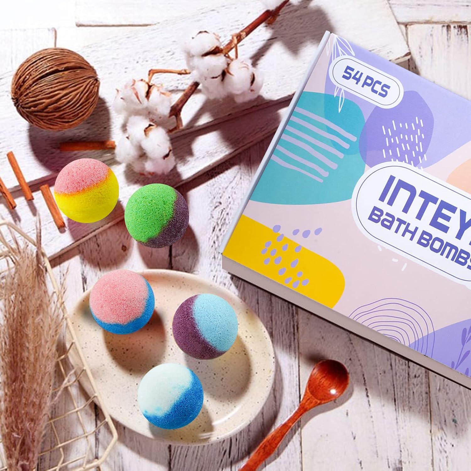 Conjunto de 54 Bombas de Baño INTEYE - Spa Aromático Natural