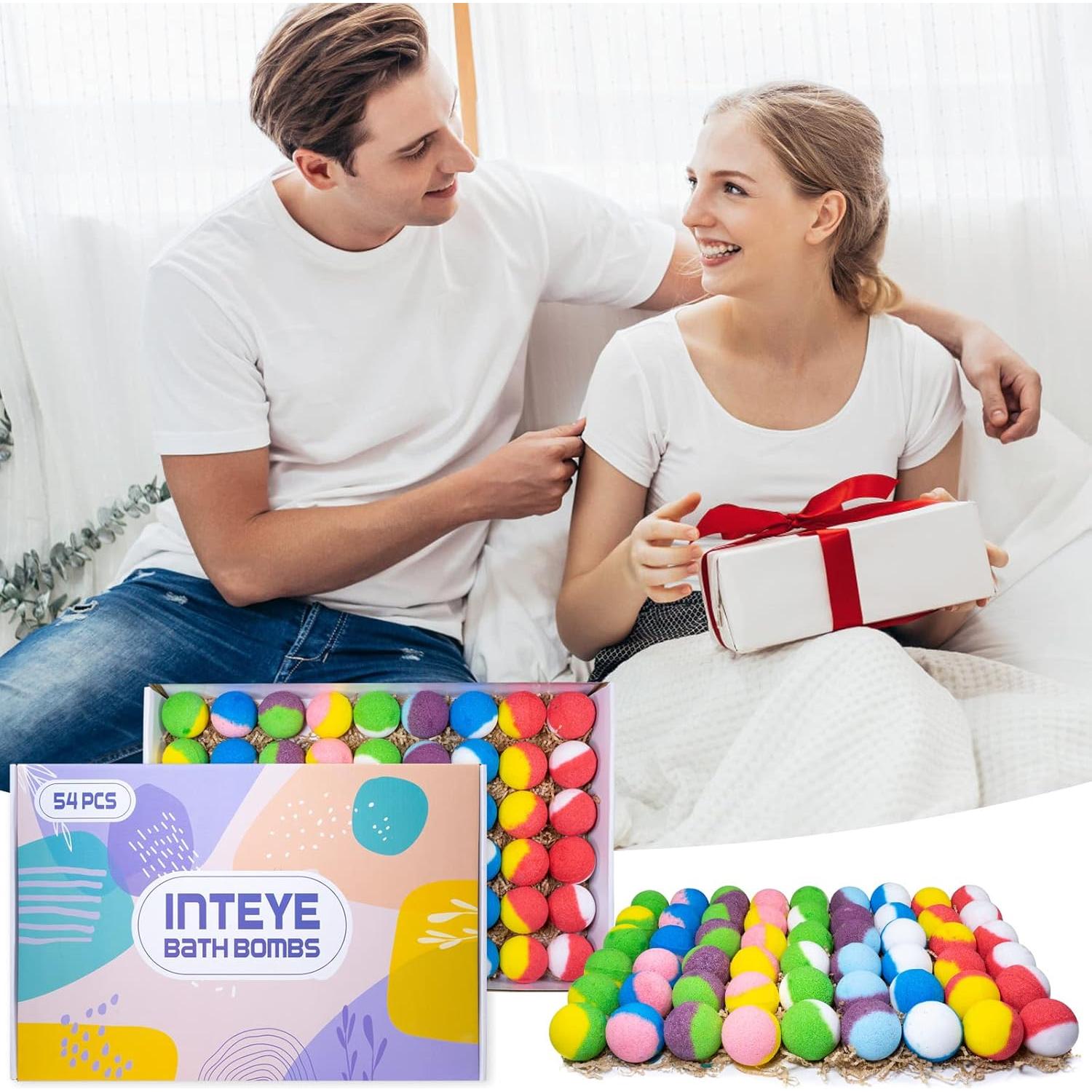 Conjunto de 54 Bombas de Baño INTEYE - Spa Aromático Natural
