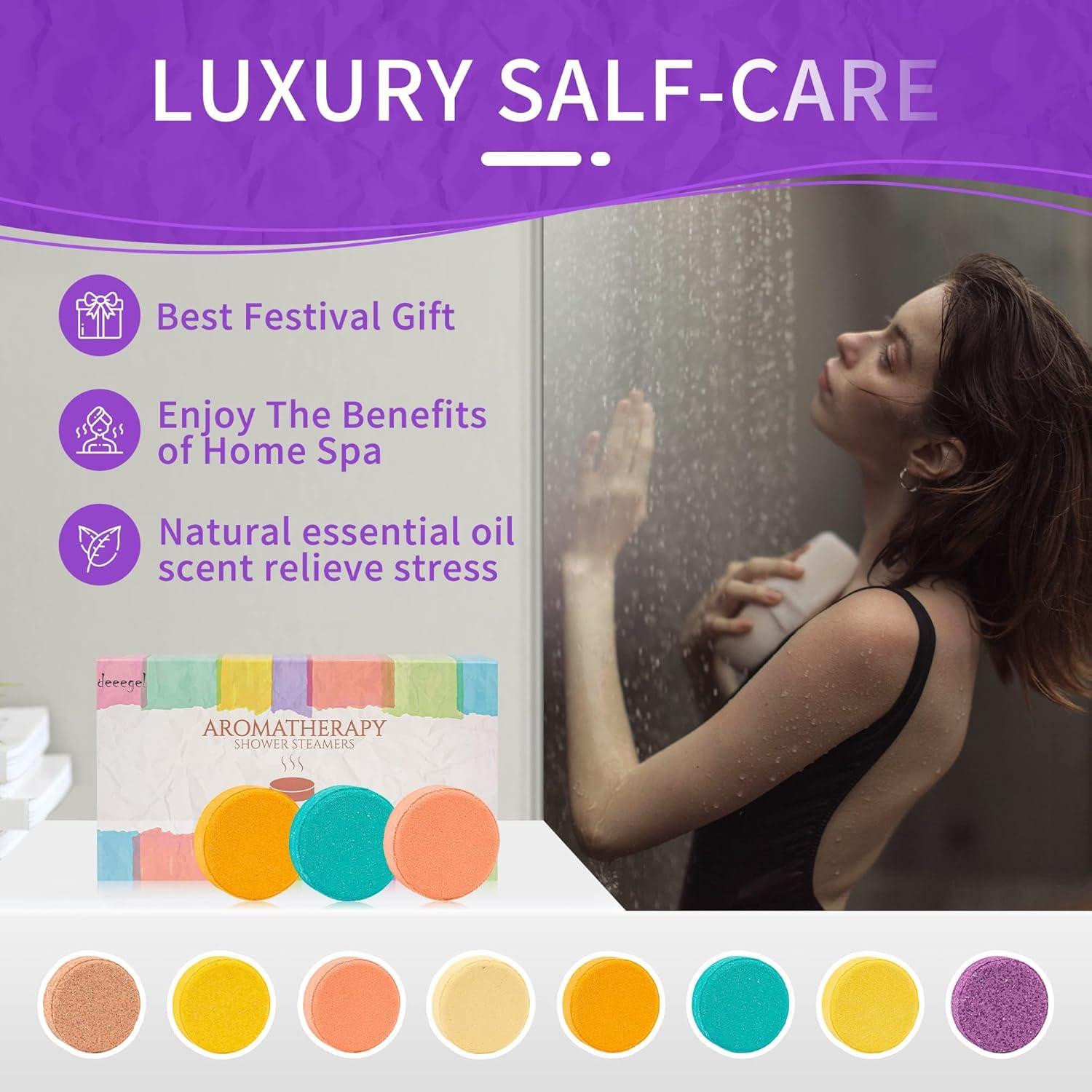 Juego de 8 Pastillas de Vapor Aromaterapia Deeegel - Spa en Casa