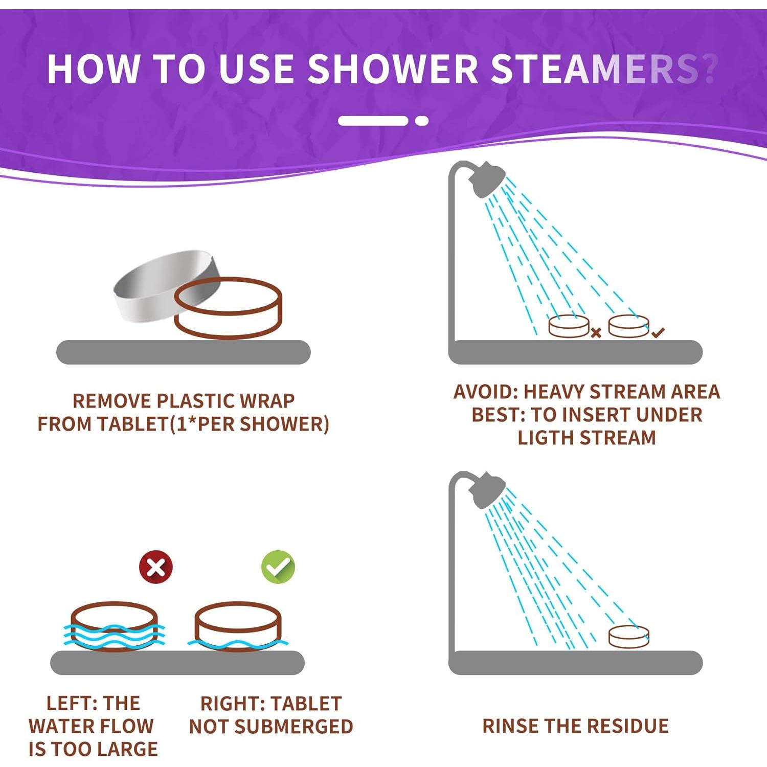 Juego de 8 Pastillas de Vapor Aromaterapia Deeegel - Spa en Casa