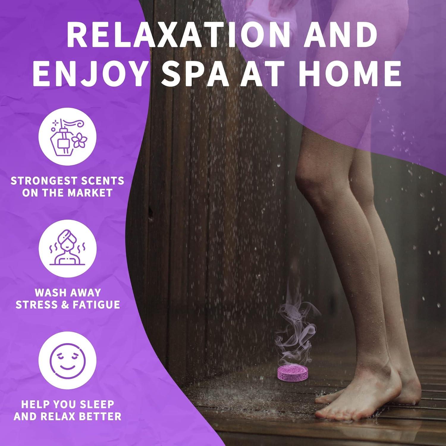 Juego de 8 Pastillas de Vapor Aromaterapia Deeegel - Spa en Casa