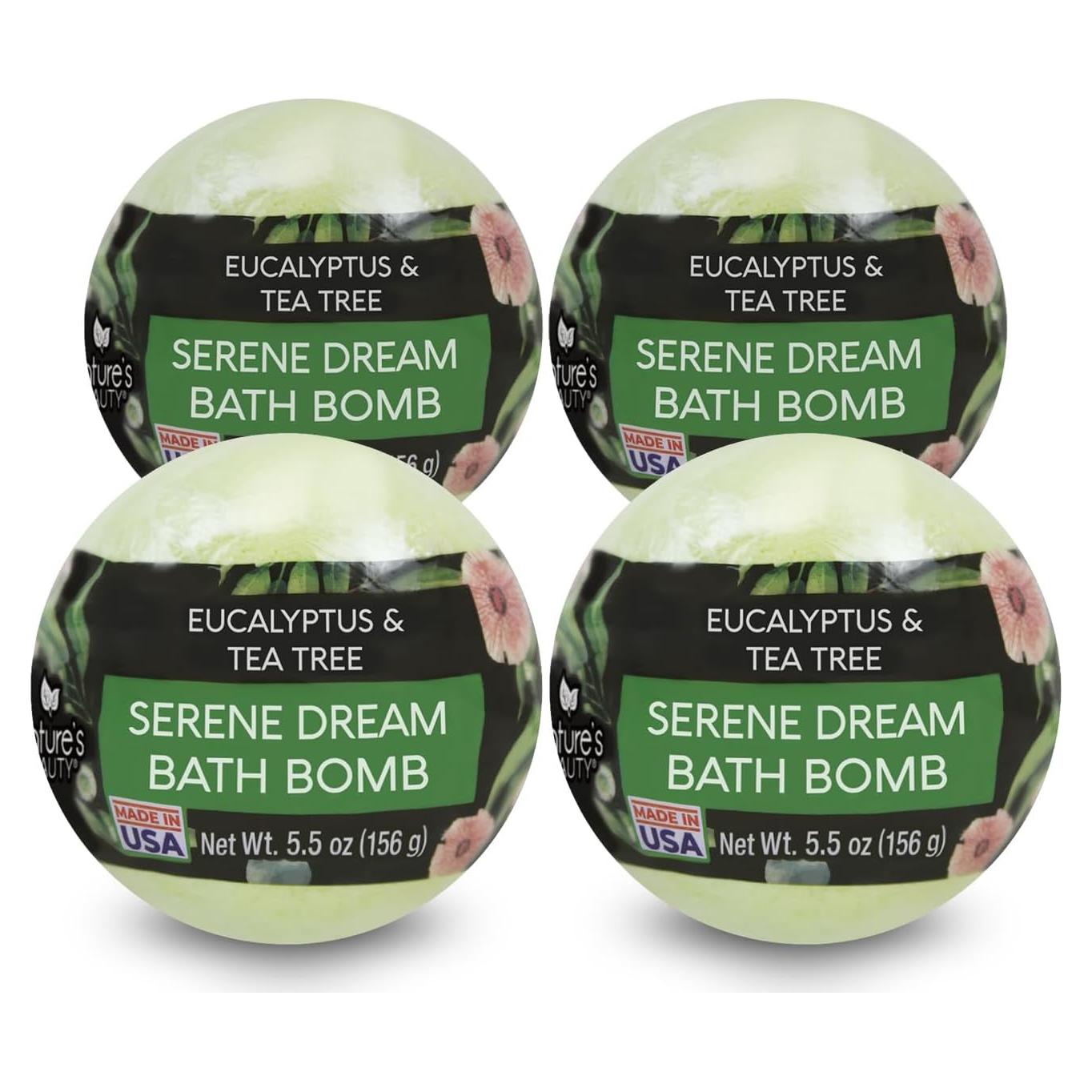 Bomba de Baño Eucalipto y Árbol de Té Garcoa - 4 Unidades