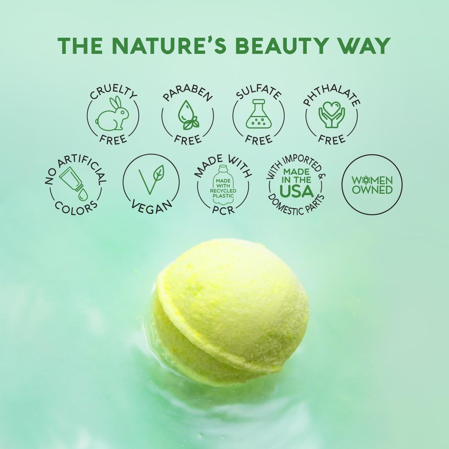 Bomba de Baño Eucalipto y Árbol de Té Garcoa - 4 Unidades