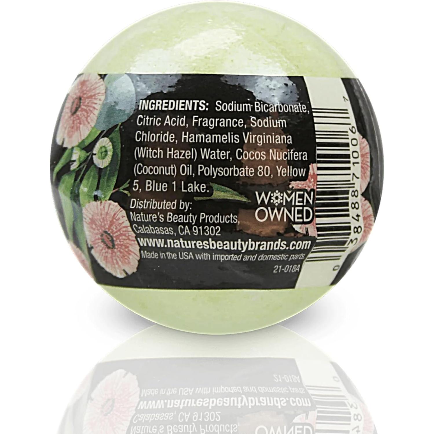 Bomba de Baño Eucalipto y Árbol de Té Garcoa - 4 Unidades