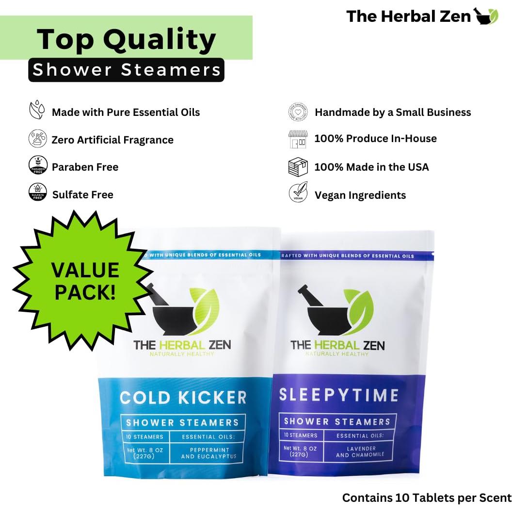 Juego de Bombas de Ducha Aromaterapia Hechas en EE. UU.