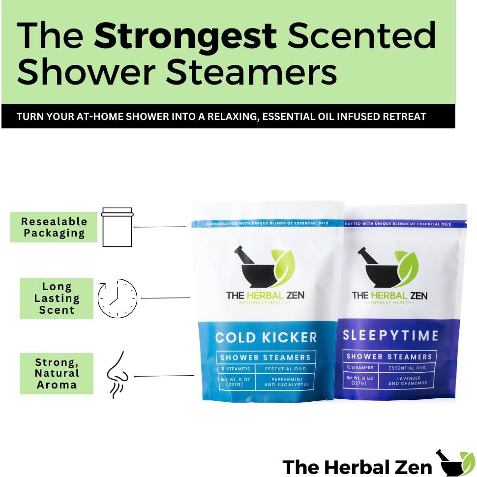 Juego de Bombas de Ducha Aromaterapia Hechas en EE. UU.