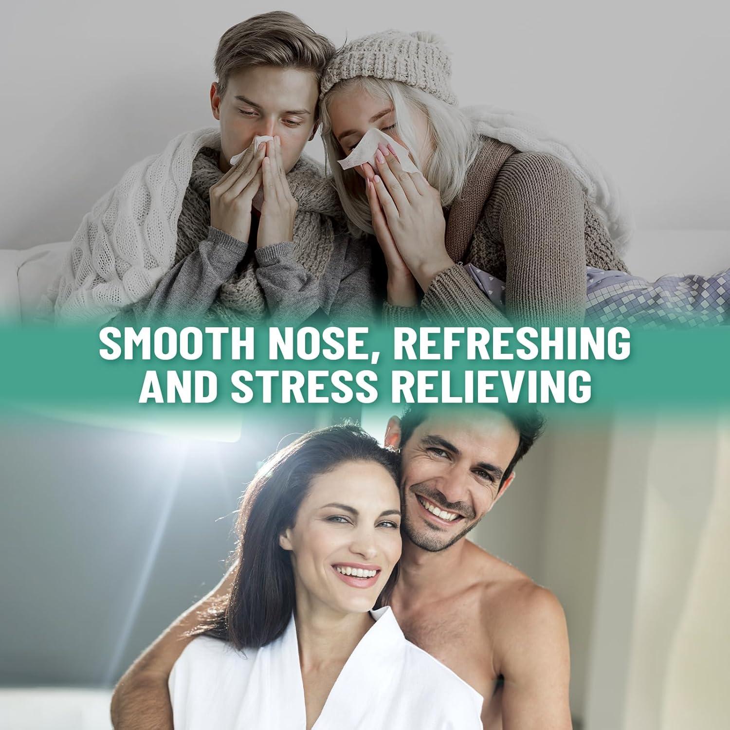 Bombas de Ducha Aromaterapia IAGFIWS - Eucalipto y Menta, 8 Piezas