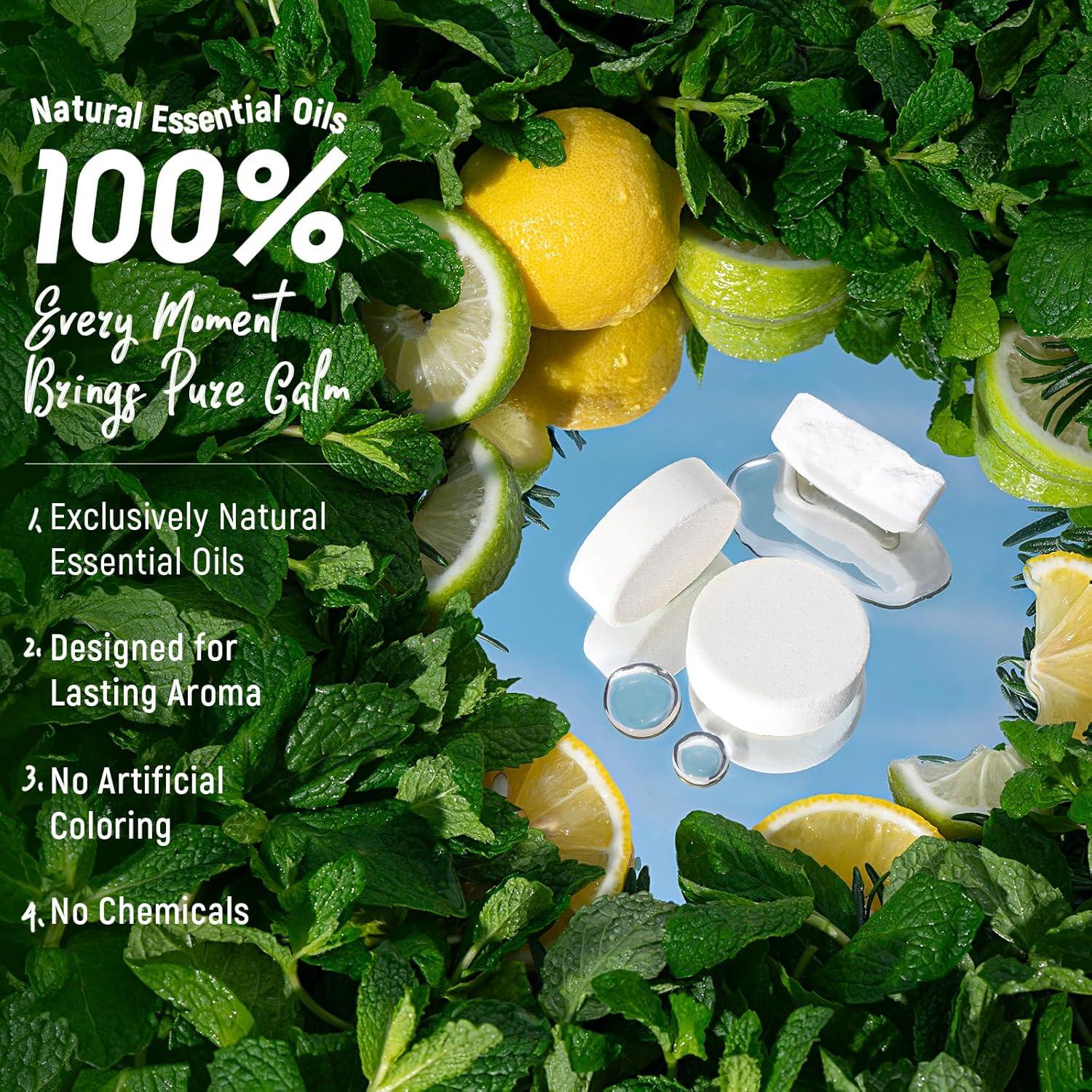 Bombas de Ducha Aromaterapia Lather Valley - 24 Piezas 100% Naturales