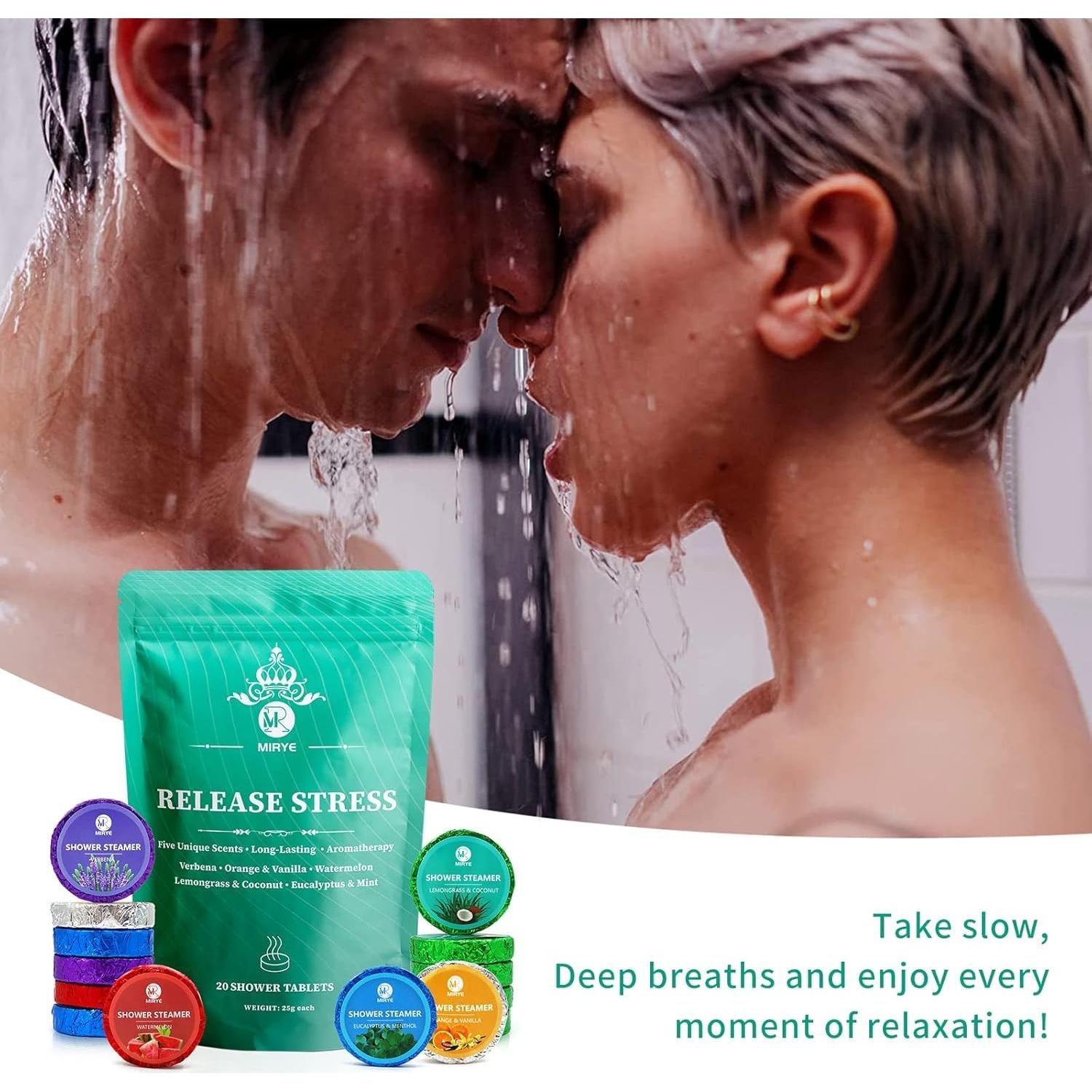 Bombas de Vapor para Ducha MR MIRYE - Paquete de 20 Aromas