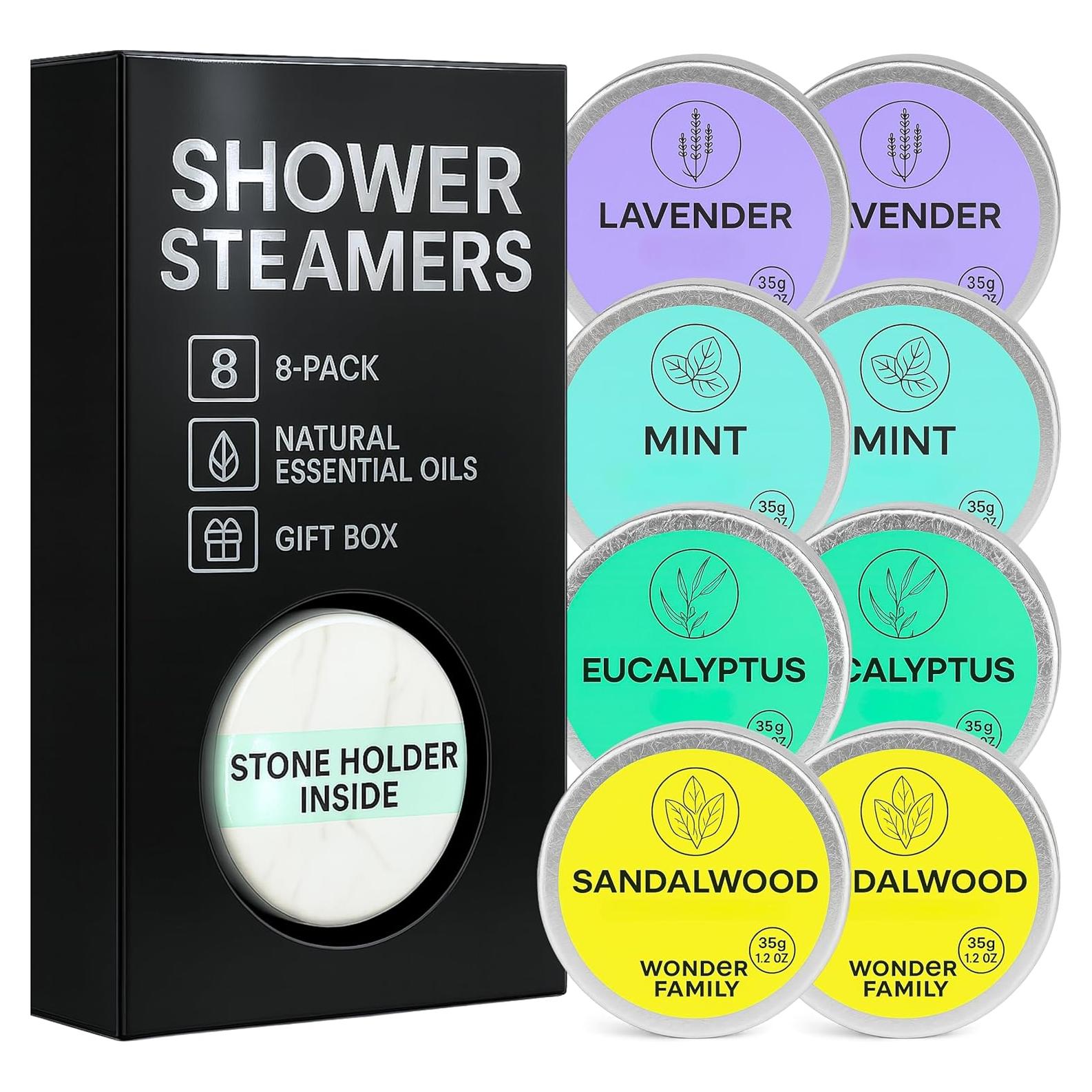 Juego de Vaporizadores de Ducha Aromaterapia Wonder Family