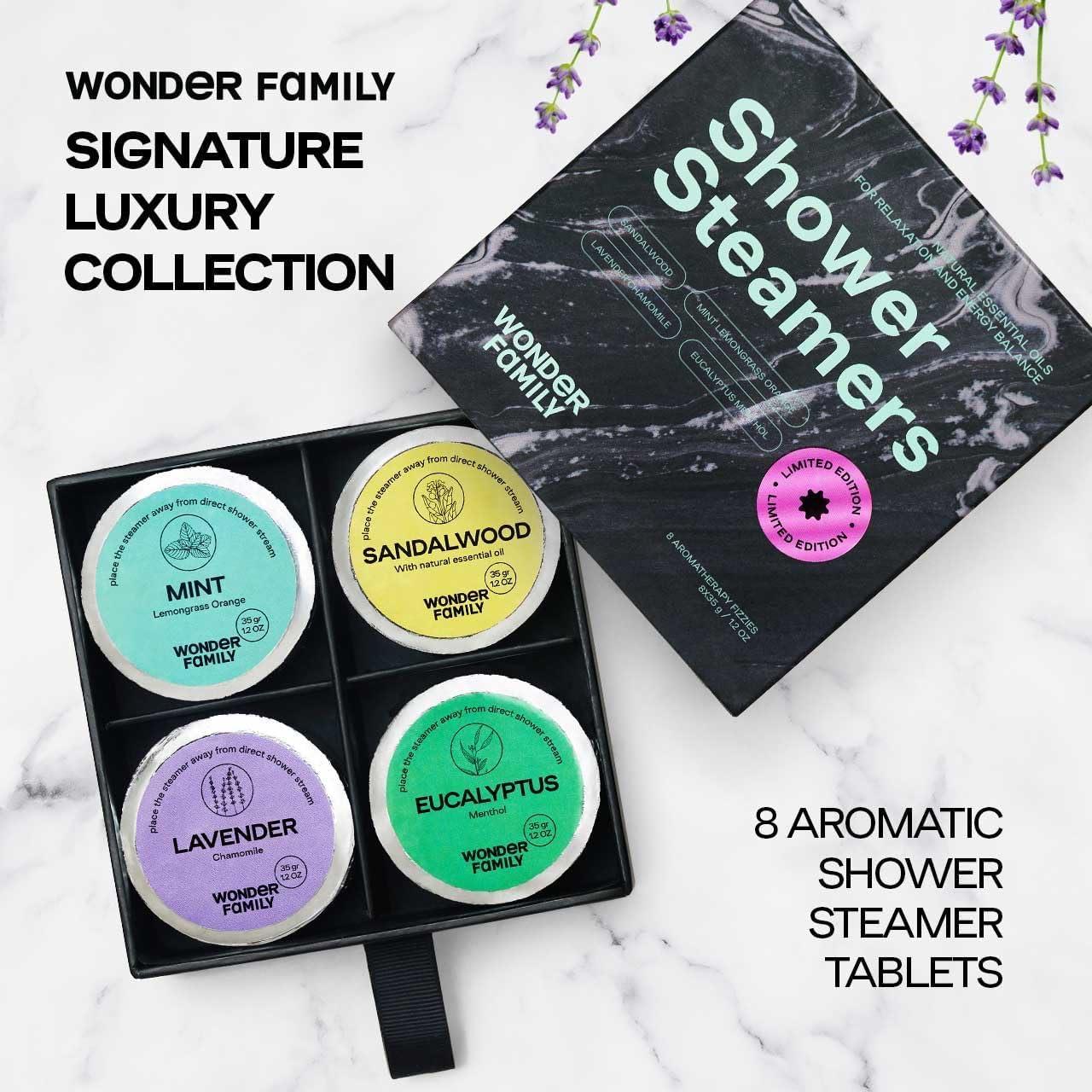 Juego de Vaporizadores de Ducha Aromaterapia Wonder Family