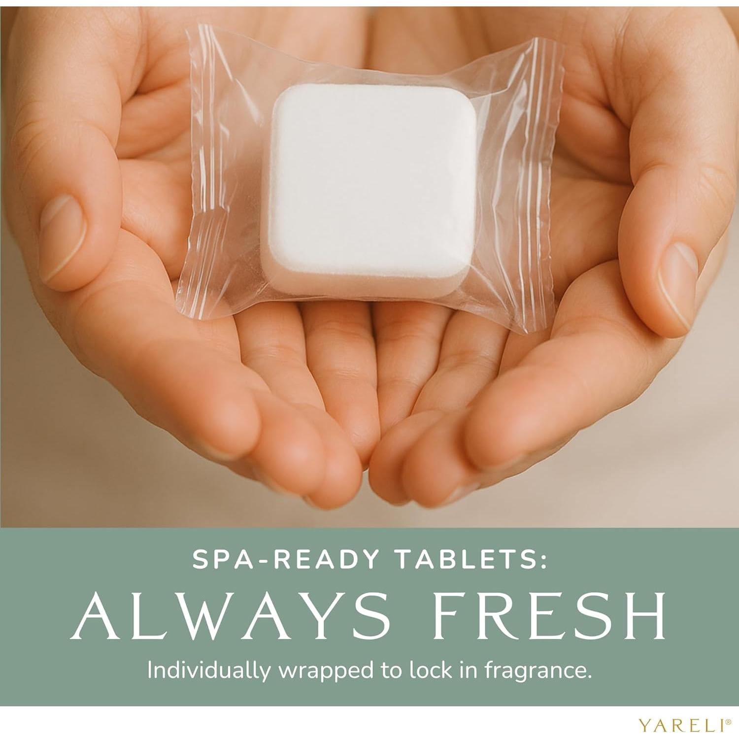 Vaporizadores de Ducha Yareli Eucalipto Menta - Paquete 12