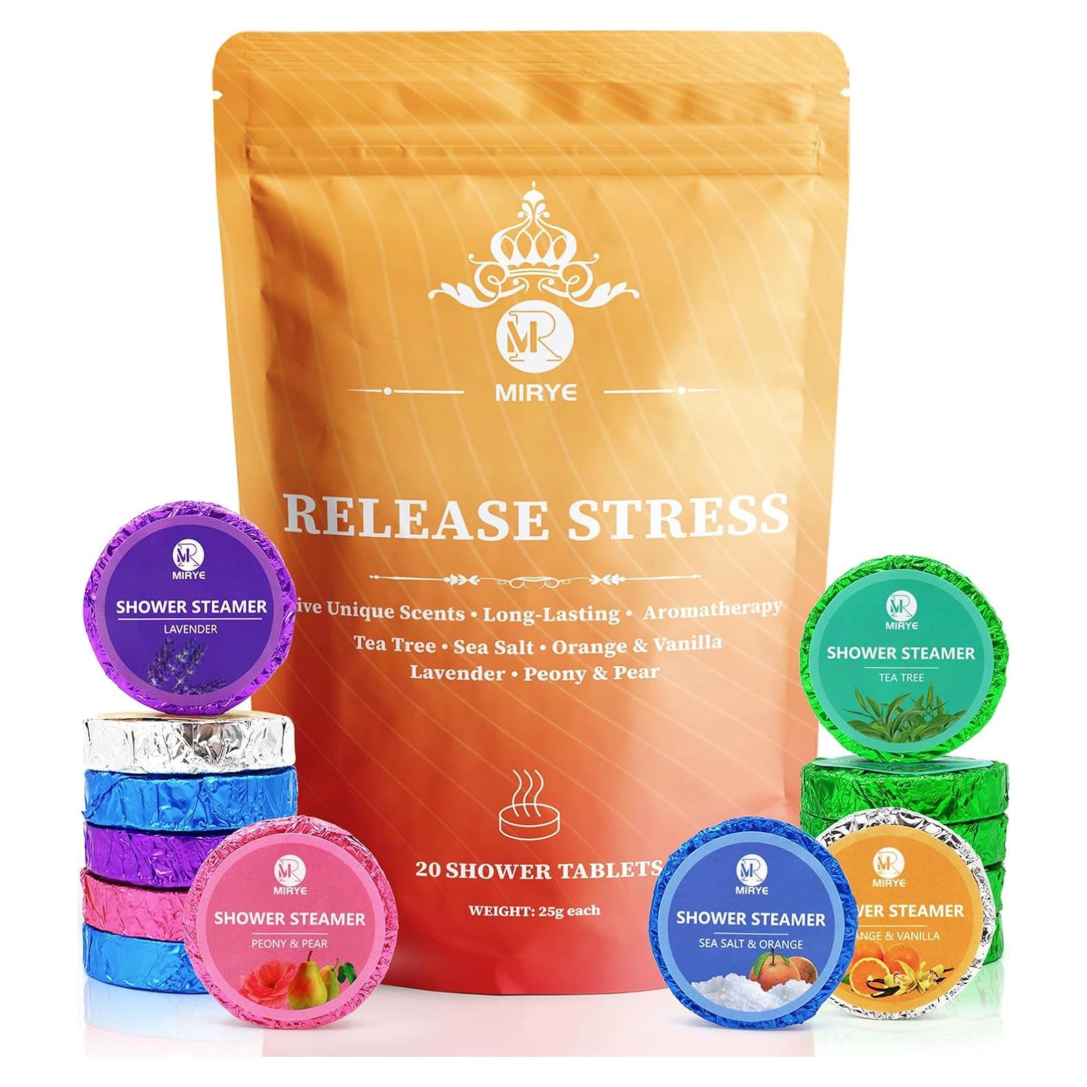 Bombas de Ducha Aromaterapia MR MIRYE - 20 Piezas Orgánicas