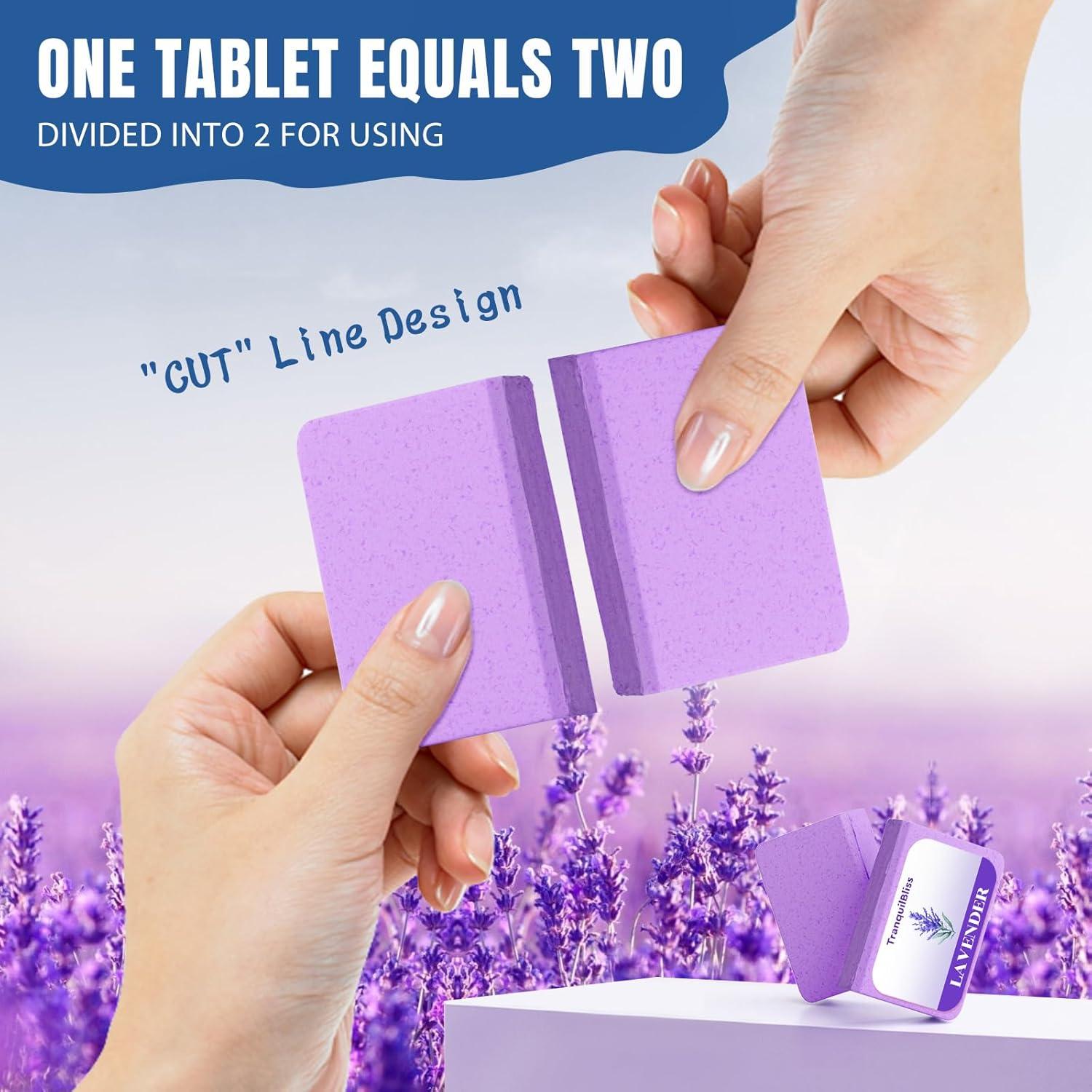 Bombas de Ducha TranquilBliss - Paquete de 6 Fragancias Naturales