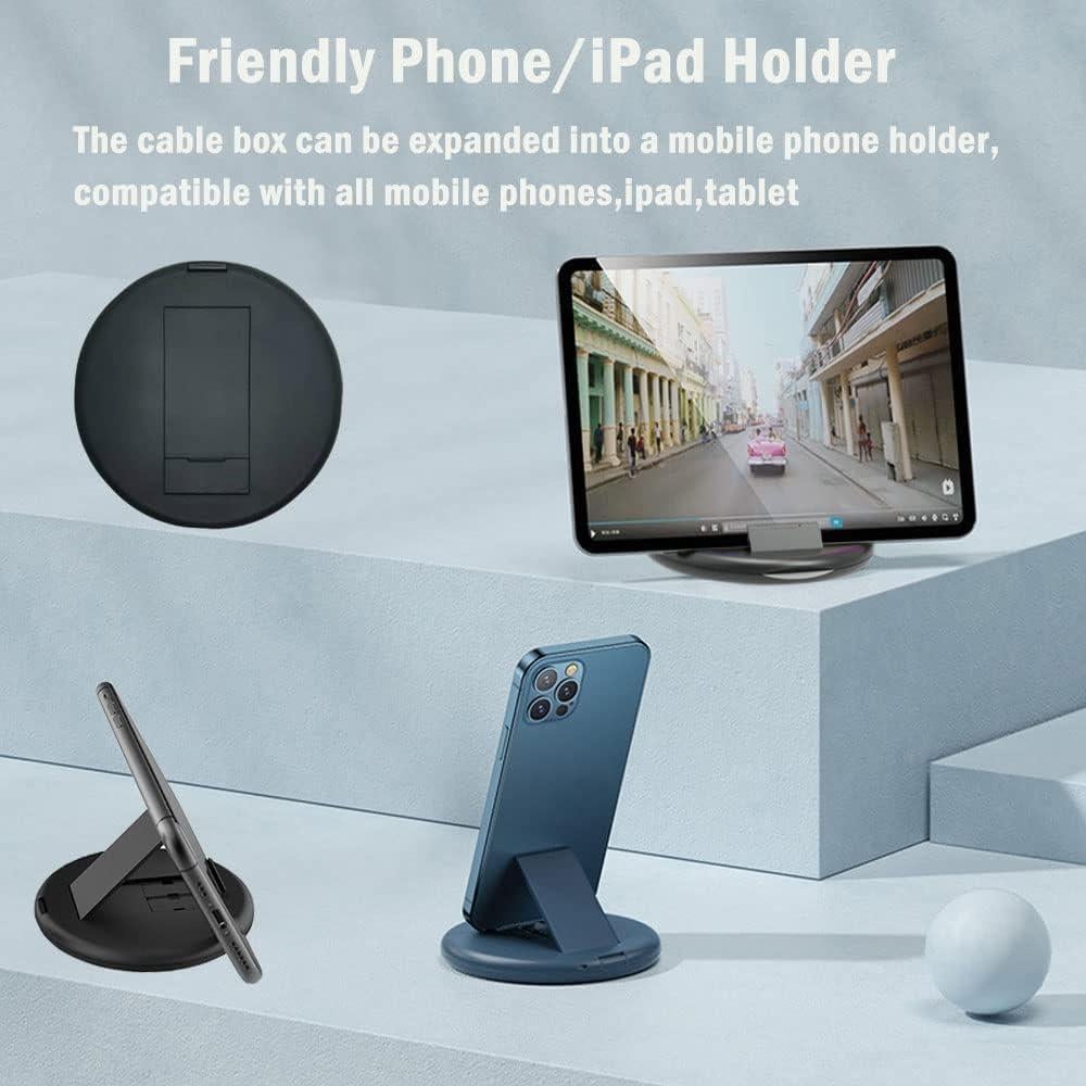 Caja de Almacenamiento de Cables ZALUJMUS USB-C y Micro-USB