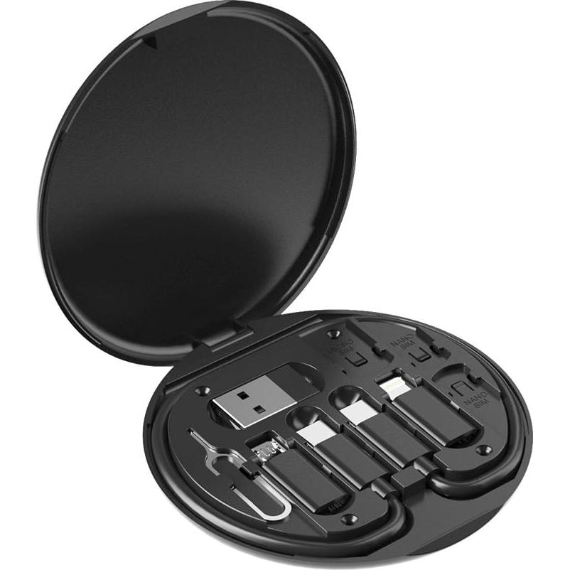 Caja de Almacenamiento de Cables ZALUJMUS USB-C y Micro-USB