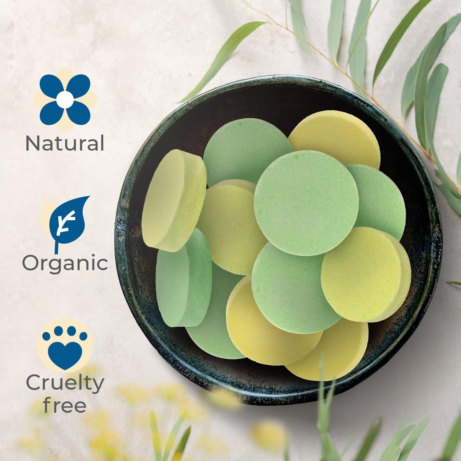 Pastillas de Ducha Aromaterapia Eucalipto y Menta Rosca - 12 Piezas