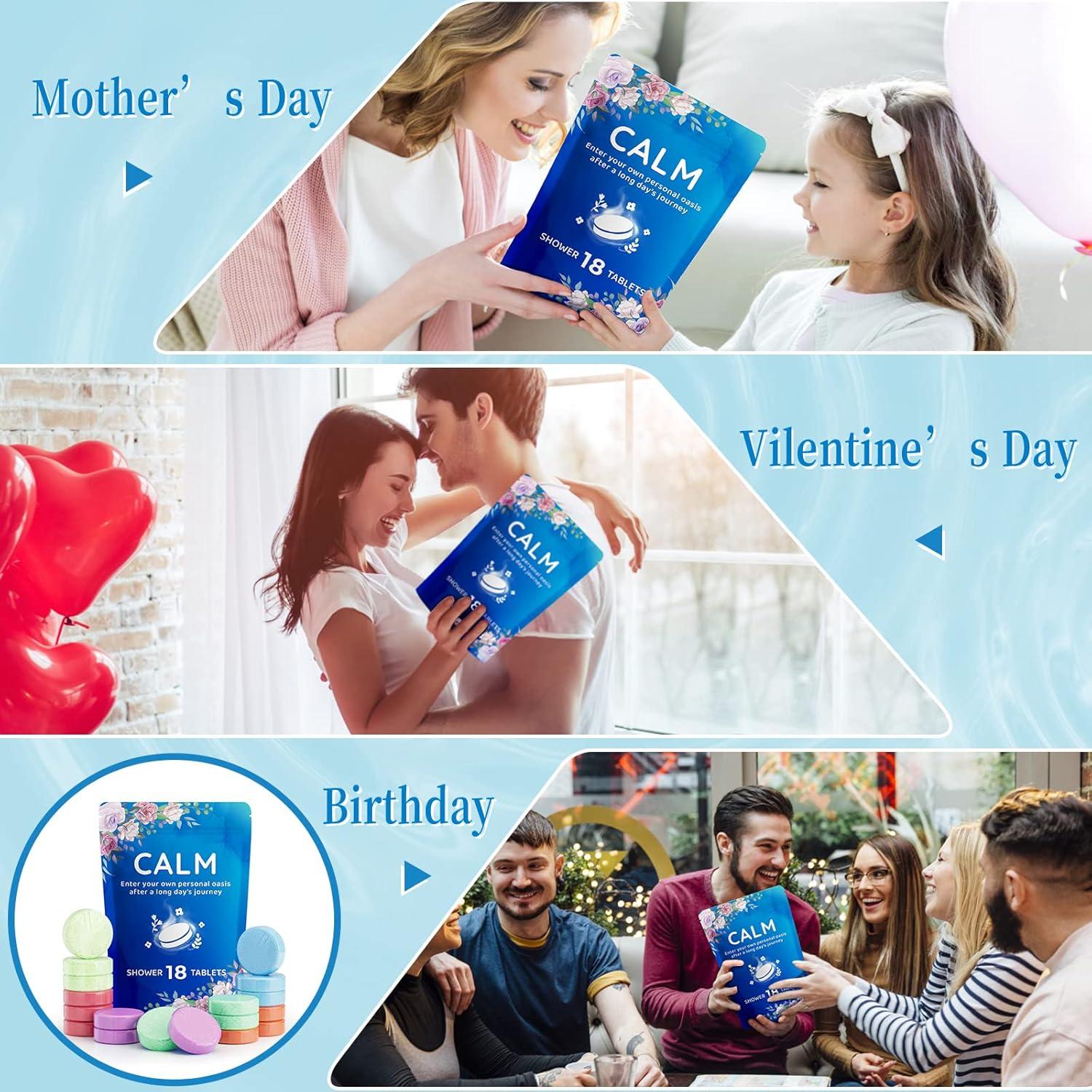 Pastillas de Vapor para Ducha Fizzgarden - 18 Aromas Naturales