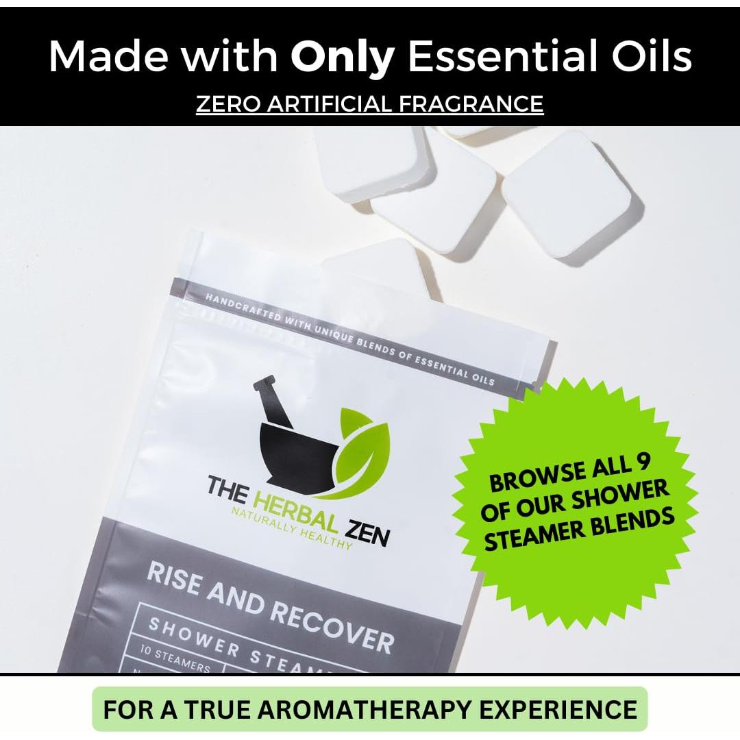 Bombas de Ducha Aromaterapia Aceites Esenciales Hechas en EE. UU.