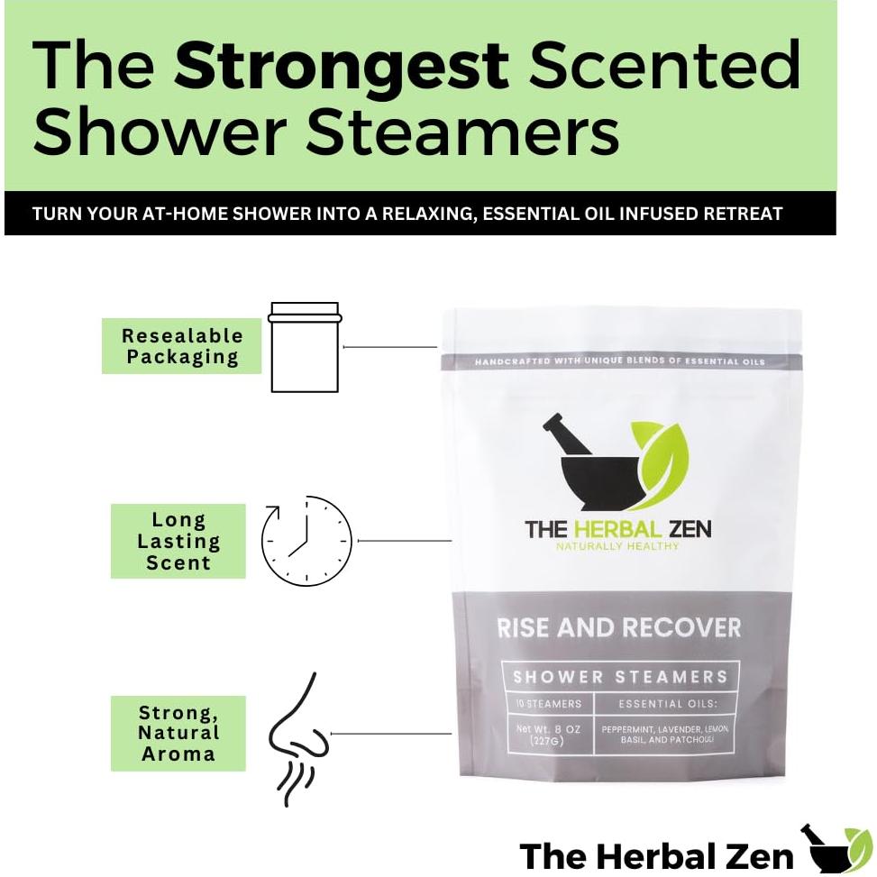 Bombas de Ducha Aromaterapia Aceites Esenciales Hechas en EE. UU.