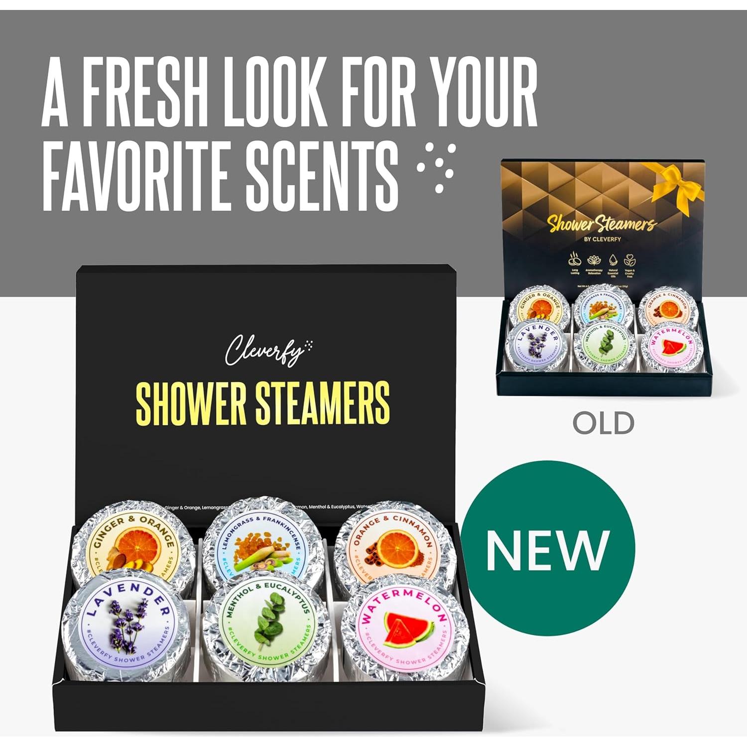 Bombas de Ducha Aromaterapia Cleverfy para Hombres - 6 Tabletas