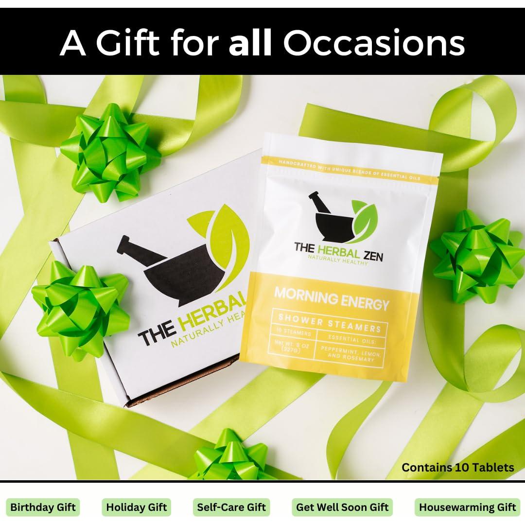 Bombas de Ducha Aromaterapia Menta y Limón - 10 Unidades