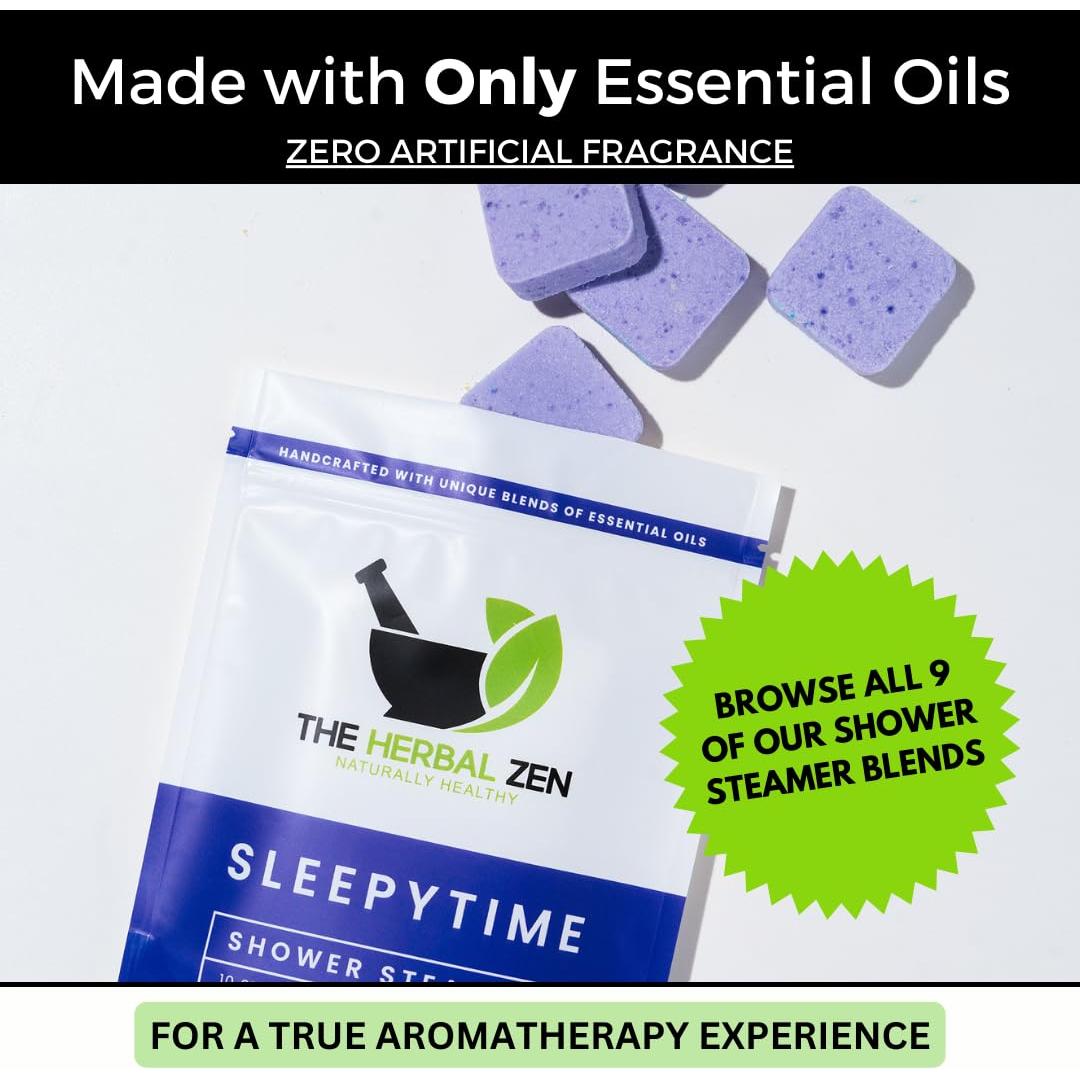 Bombas de Ducha Aromaterapia Lavanda Hechas en EE. UU. 10 Unidades