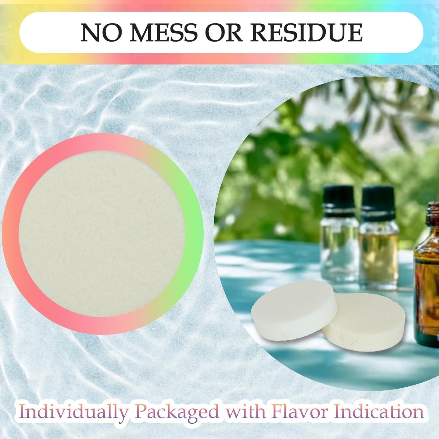 Paquete de 16 Bombas de Ducha Aromaterapia EASESEC - 8 Aromas Naturales