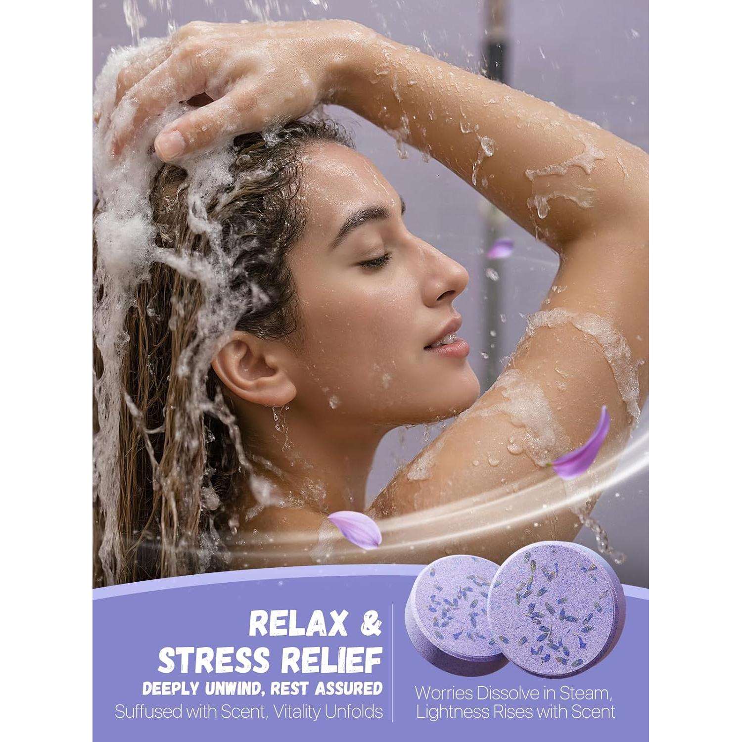 Pastillas de Ducha Aromaterapia Psnli - 8 Aromas Relajantes