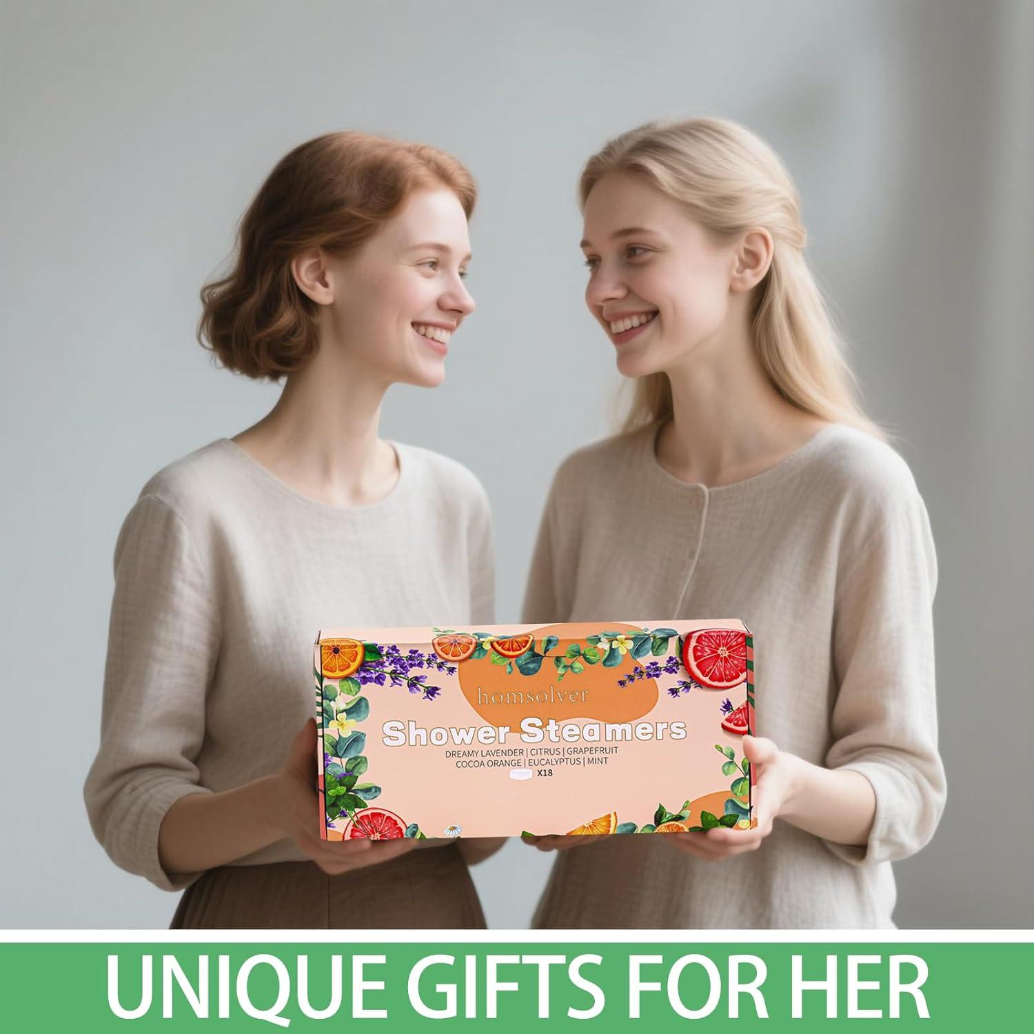 Bombas de Ducha Aromaterapia Homsolver - Paquete de 18 Unidades