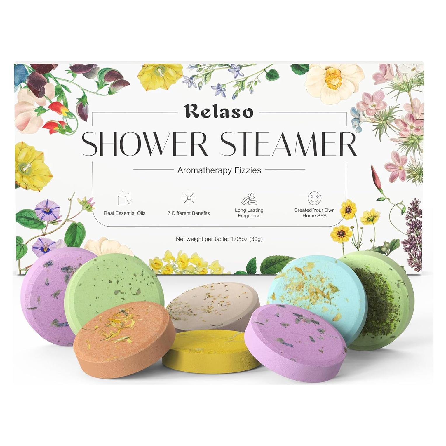 Bombas de Ducha Aromaterapia Relaso 8 Piezas - Spa en Casa