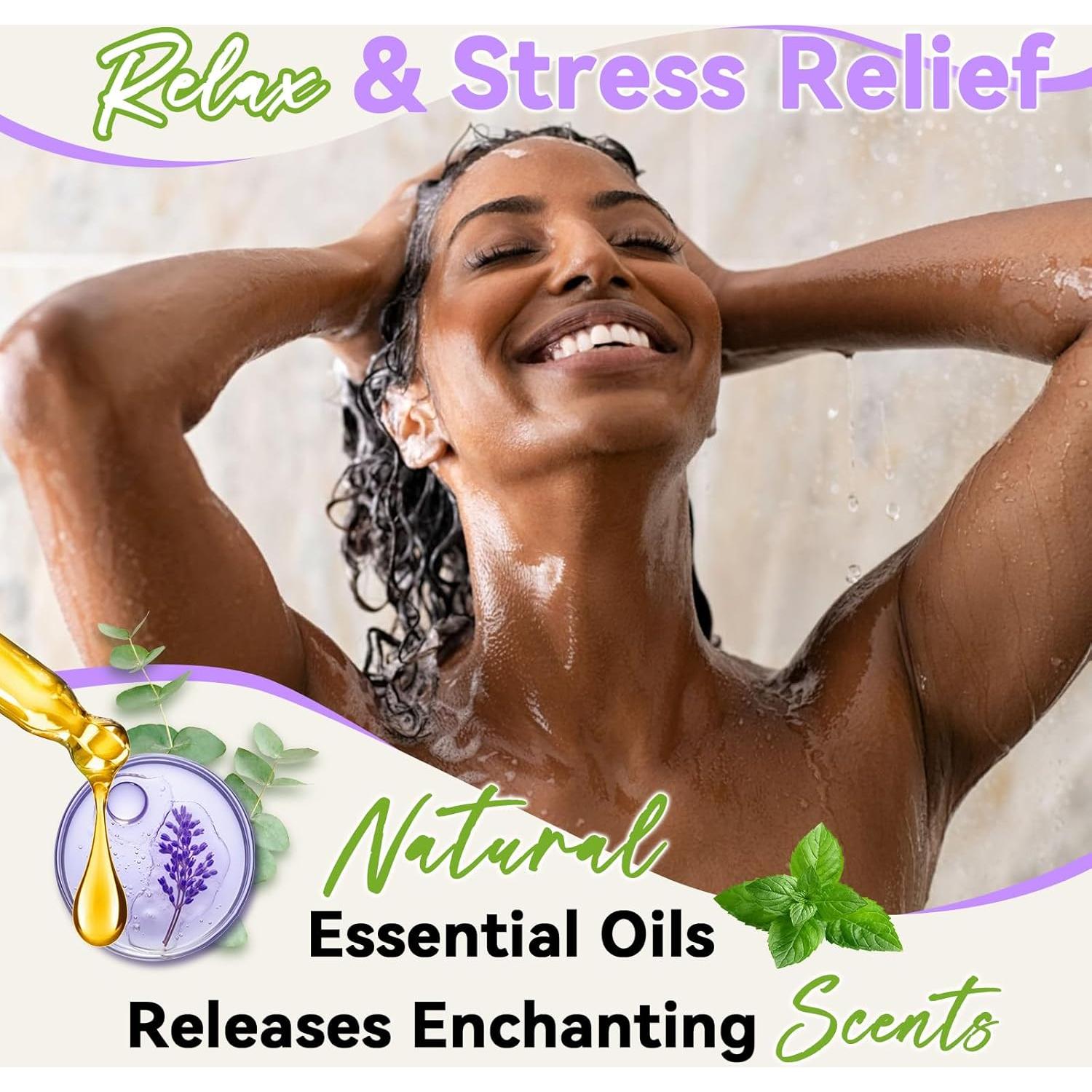 Bombas de Ducha Aromaterapia Relaso 8 Piezas - Spa en Casa