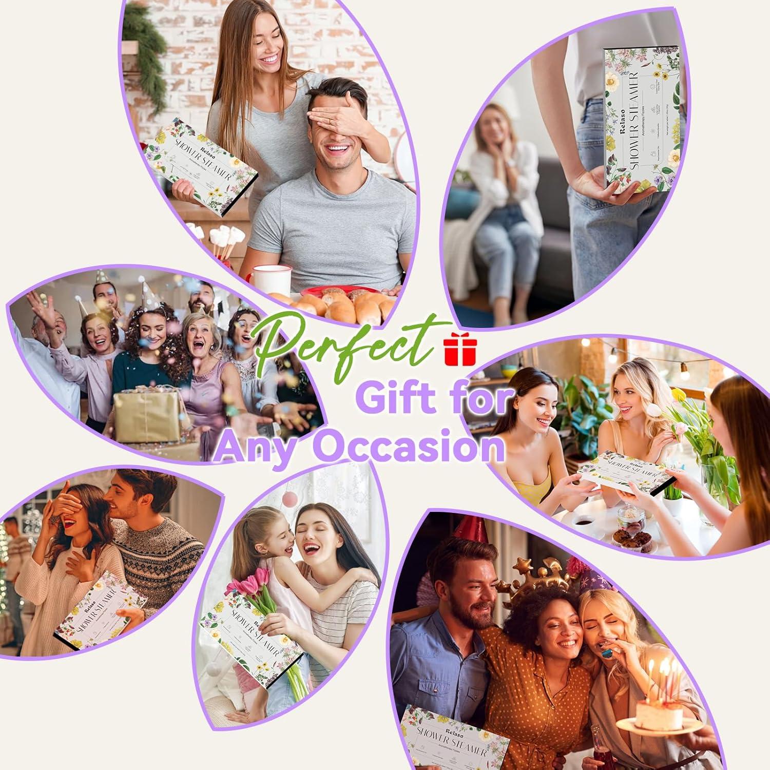 Bombas de Ducha Aromaterapia Relaso 8 Piezas - Spa en Casa